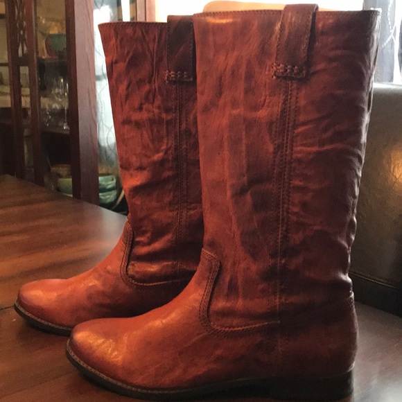 frye anna mid pull on